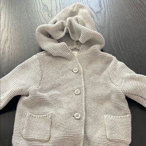 GAP Baby Knit Cardigan in Gray